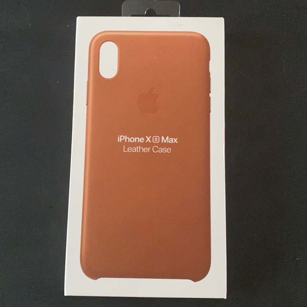 Used IPhone XS Max Leather Case - Saddle Brown